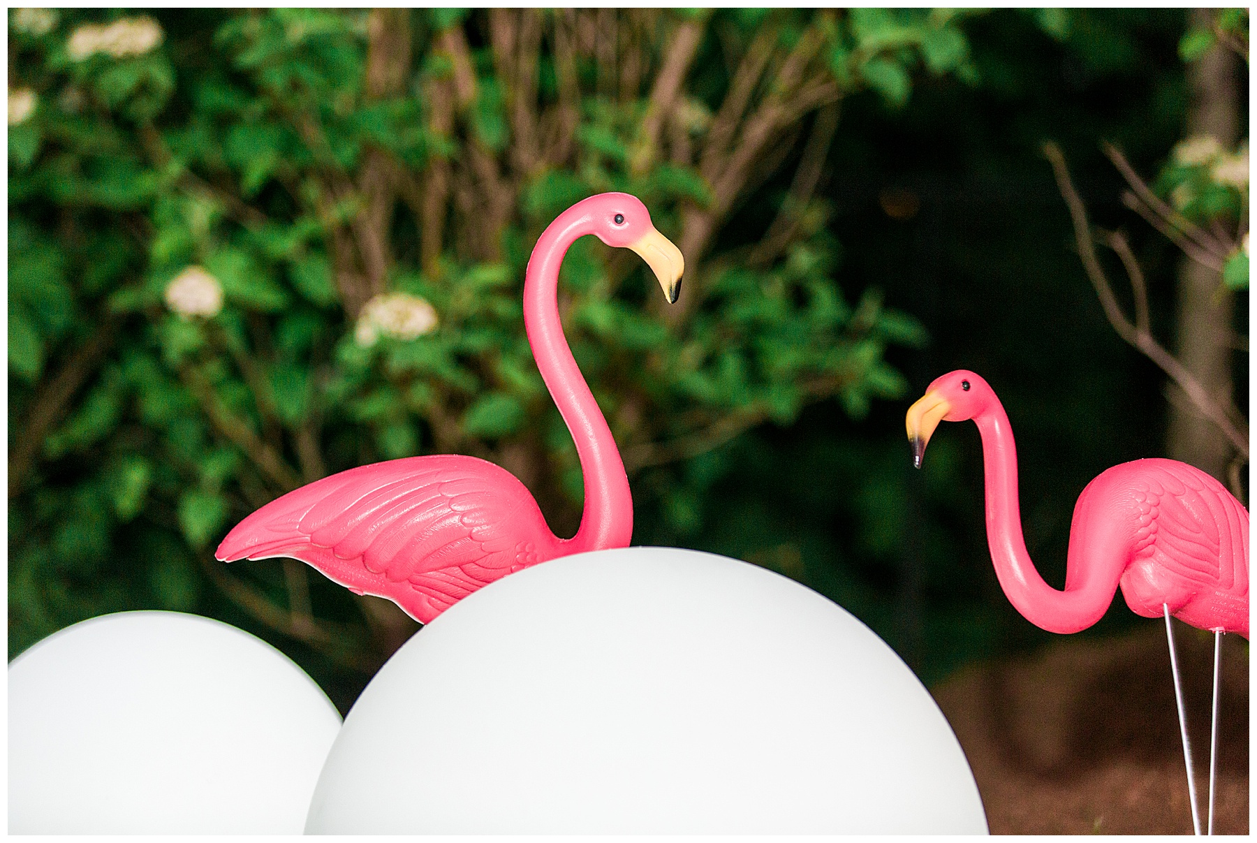 plastic lawn pink flamingo decorations