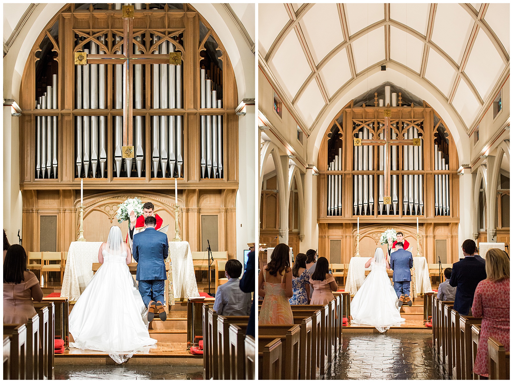 Darien Wedding St Luke's Episcopal Church Bride and Groom Getting Married