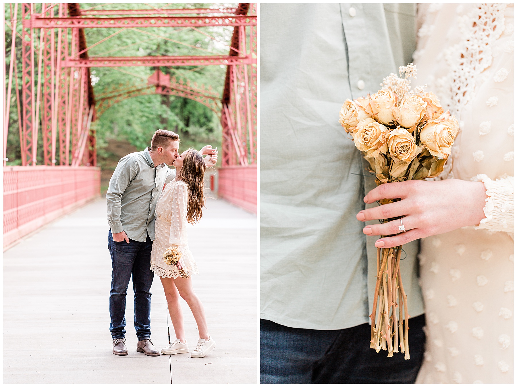 bride-holding-a-bouquet-during-engagement-session